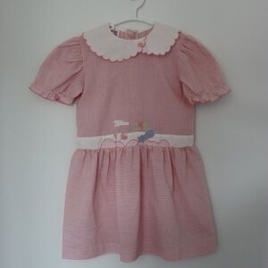 Vintage pinstripe dress - Made in Italy 3Y